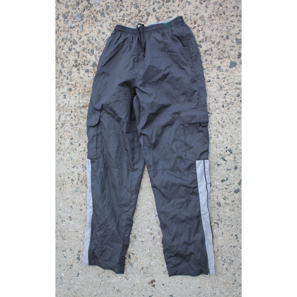 Graphite Sport Athletic Pants Size SMALL Womens? Mesh Lined Nylon Running GRAY